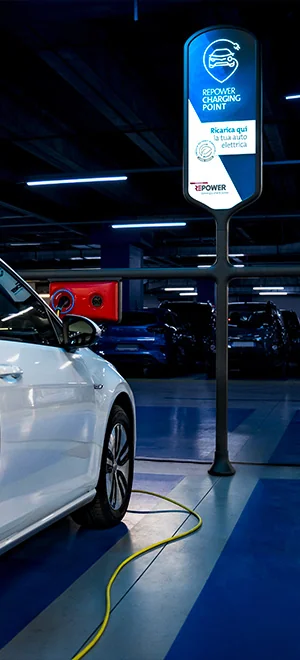 Ricarica elettrica con energia da fonti rinnovabili